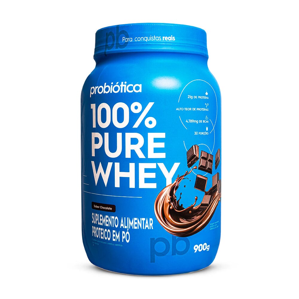 100% Pure Whey 900g suplemento Probiótica