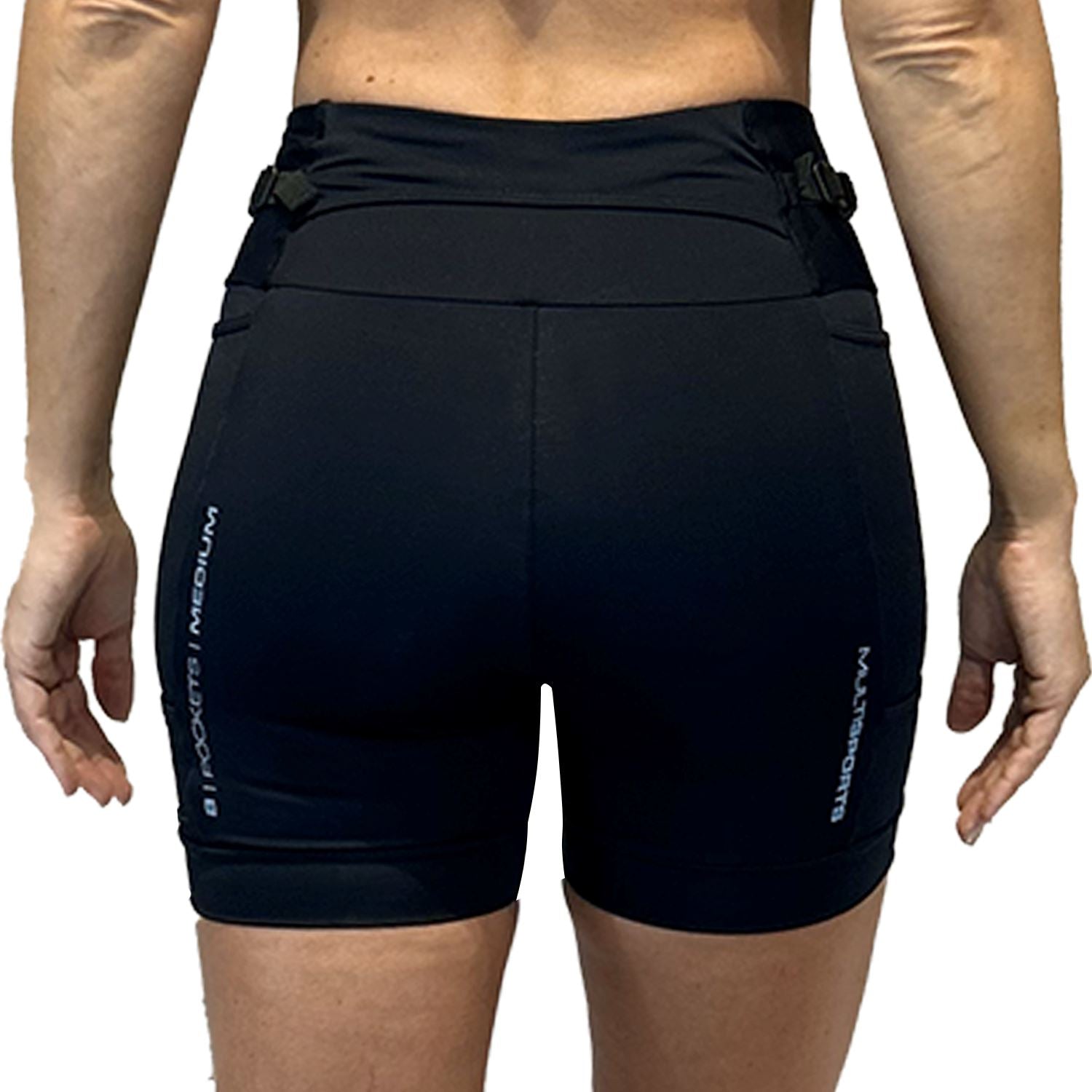 Bermuda 8 Pockets MEDIUM | Feminina Bermuda Corrida Feminina Compressão Parte de Baixo FLETS