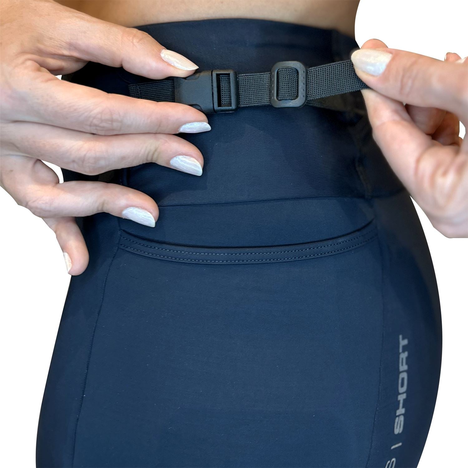 Bermuda 8 Pockets Short l Feminina Bermuda Corrida Feminina Compressão Parte de Baixo FLETS