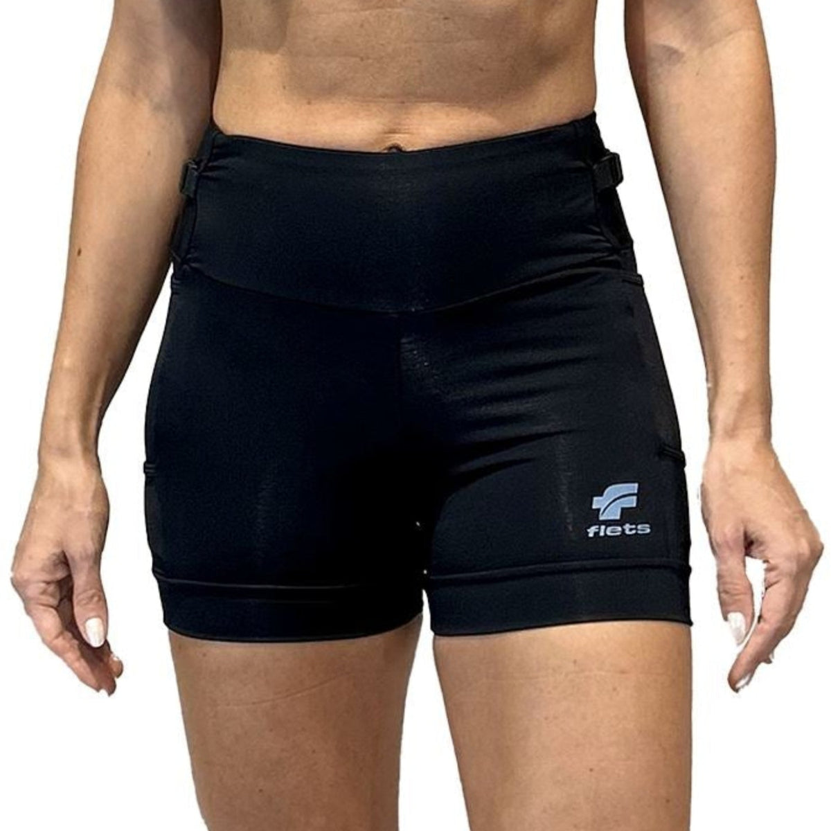 Bermuda 8 Pockets Short l Feminina Bermuda Corrida Feminina Compressão Parte de Baixo FLETS