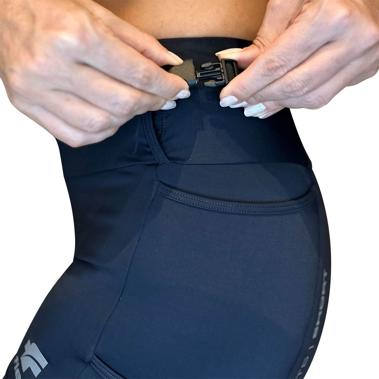 Bermuda 8 Pockets Short l Feminina Bermuda Corrida Feminina Compressão Parte de Baixo FLETS