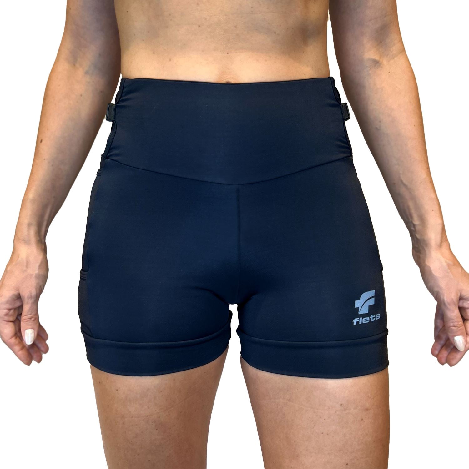 Bermuda 8 Pockets Short l Feminina Bermuda Corrida Feminina Compressão Parte de Baixo FLETS