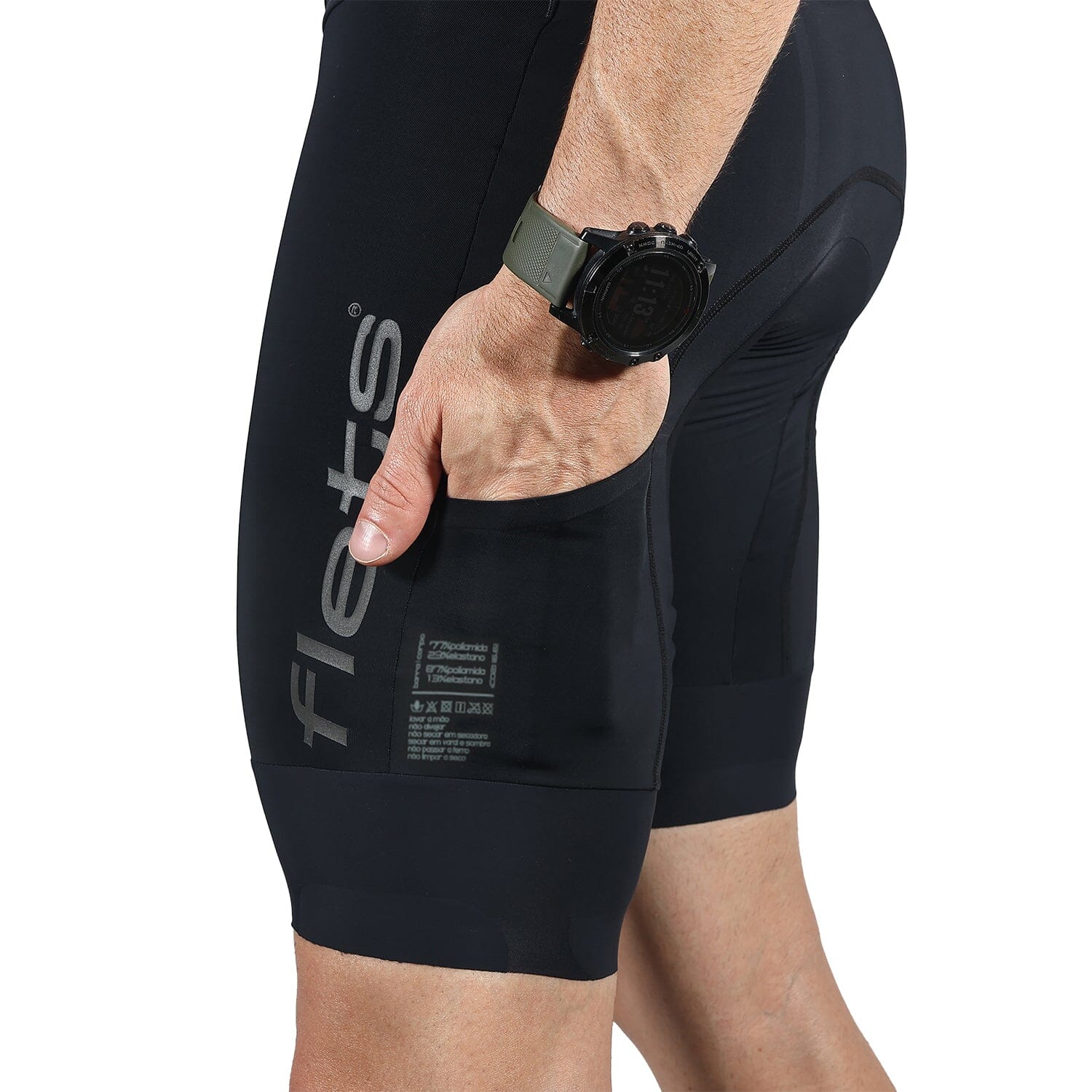 Bermuda Corrida VUKA|RUN Bermuda Corrida Masculina Compressão Parte de Baixo FLETS