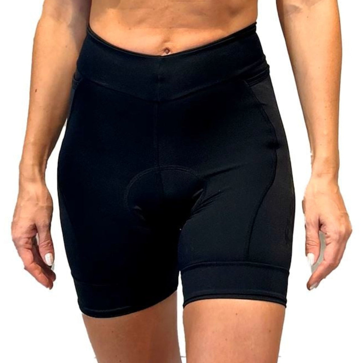Bermuda NOVA CYCLETECH AllBlack | Feminina Bermuda Ciclismo Basic Compressão Feminina Parte de Baixo FLETS