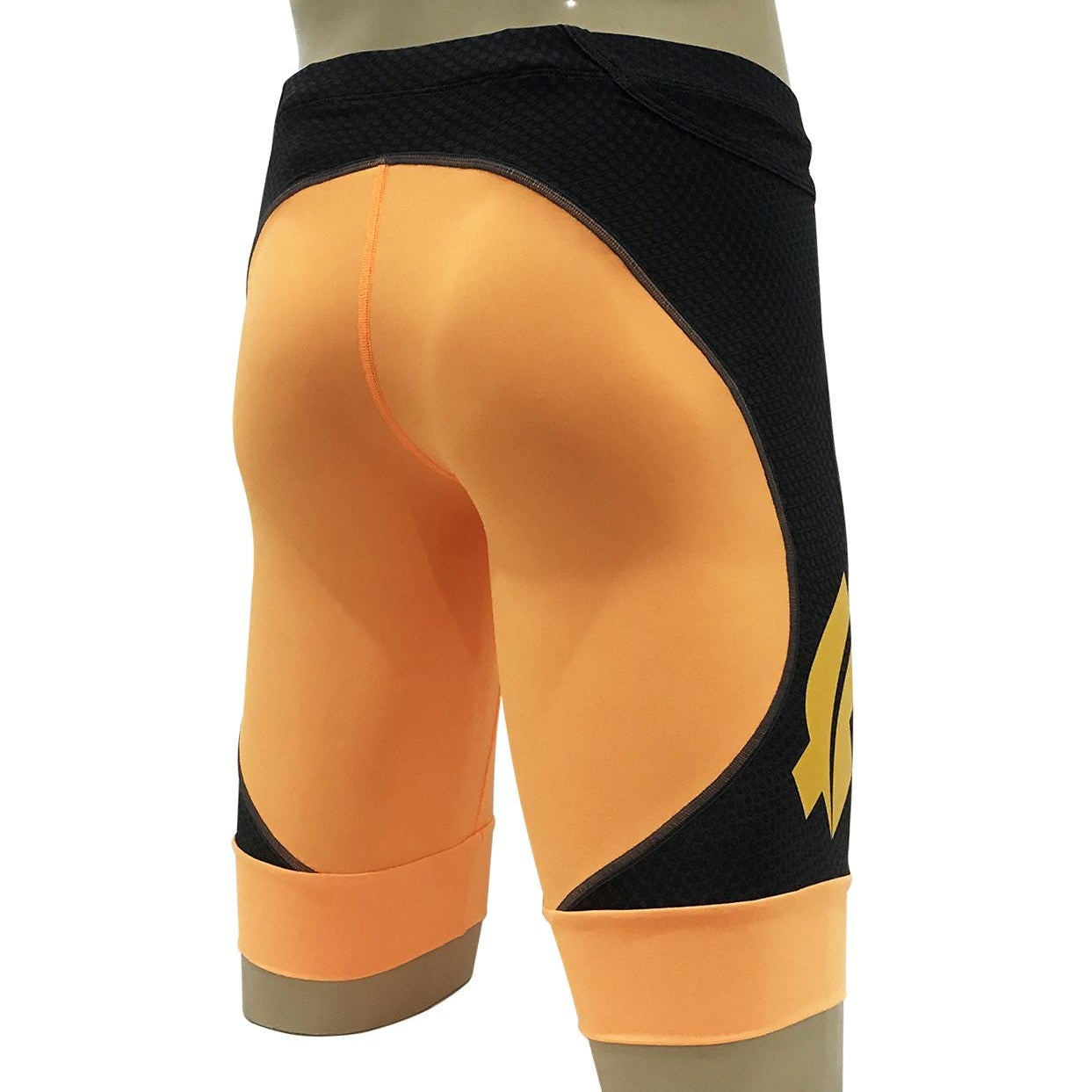 Bermuda Zeus Runner Soul Laranja c/ FFE Masculina Bermuda Corrida Masculina Compressão Parte de Baixo FLETS