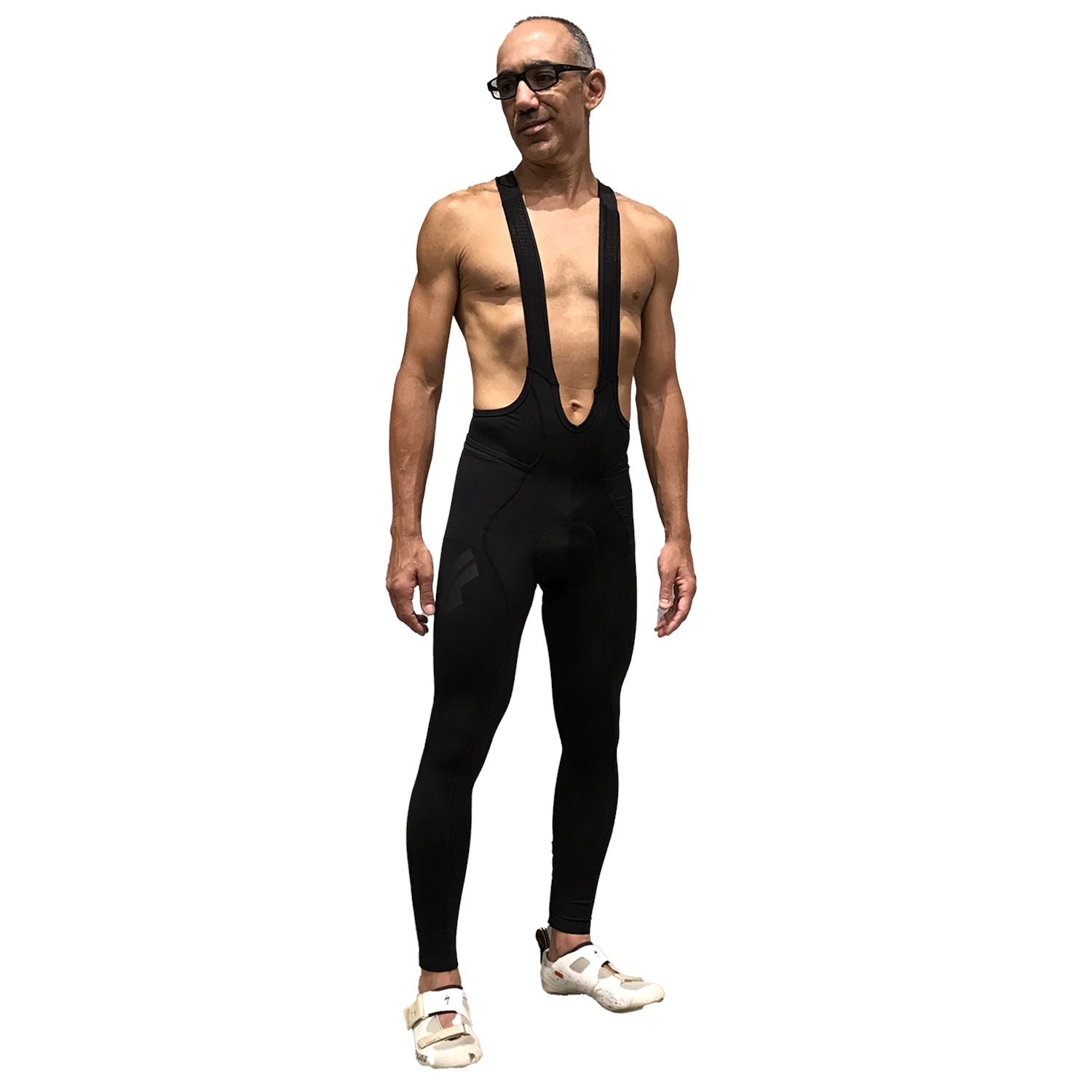 Calça Bretelle NOVA CYCLETECH - ALL BLACK I Masc Calça Bretelle Ciclismo Masculina Compressão Corpo Inteiro FLETS