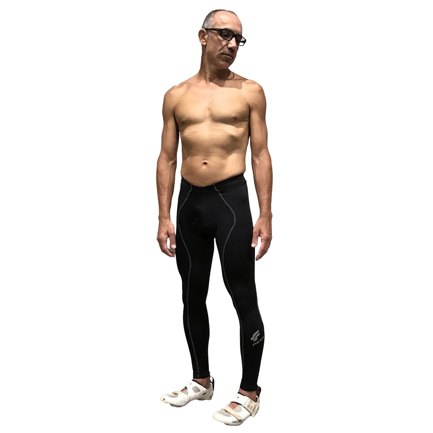 Calça NOVA CYCLETECH - Preto c/ ESTANHO l Masc Calça Ciclismo Masculina Compressão Parte de Baixo FLETS