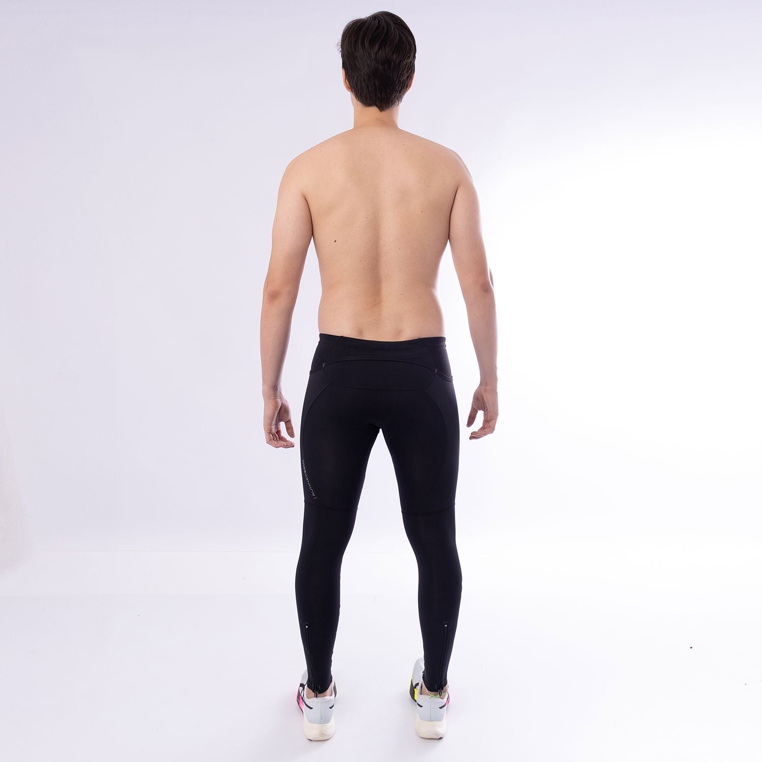 Calça Runner Soul ALLBLACK | 3 Bolsos Calça Corrida Masculina Compressão Parte de Baixo FLETS