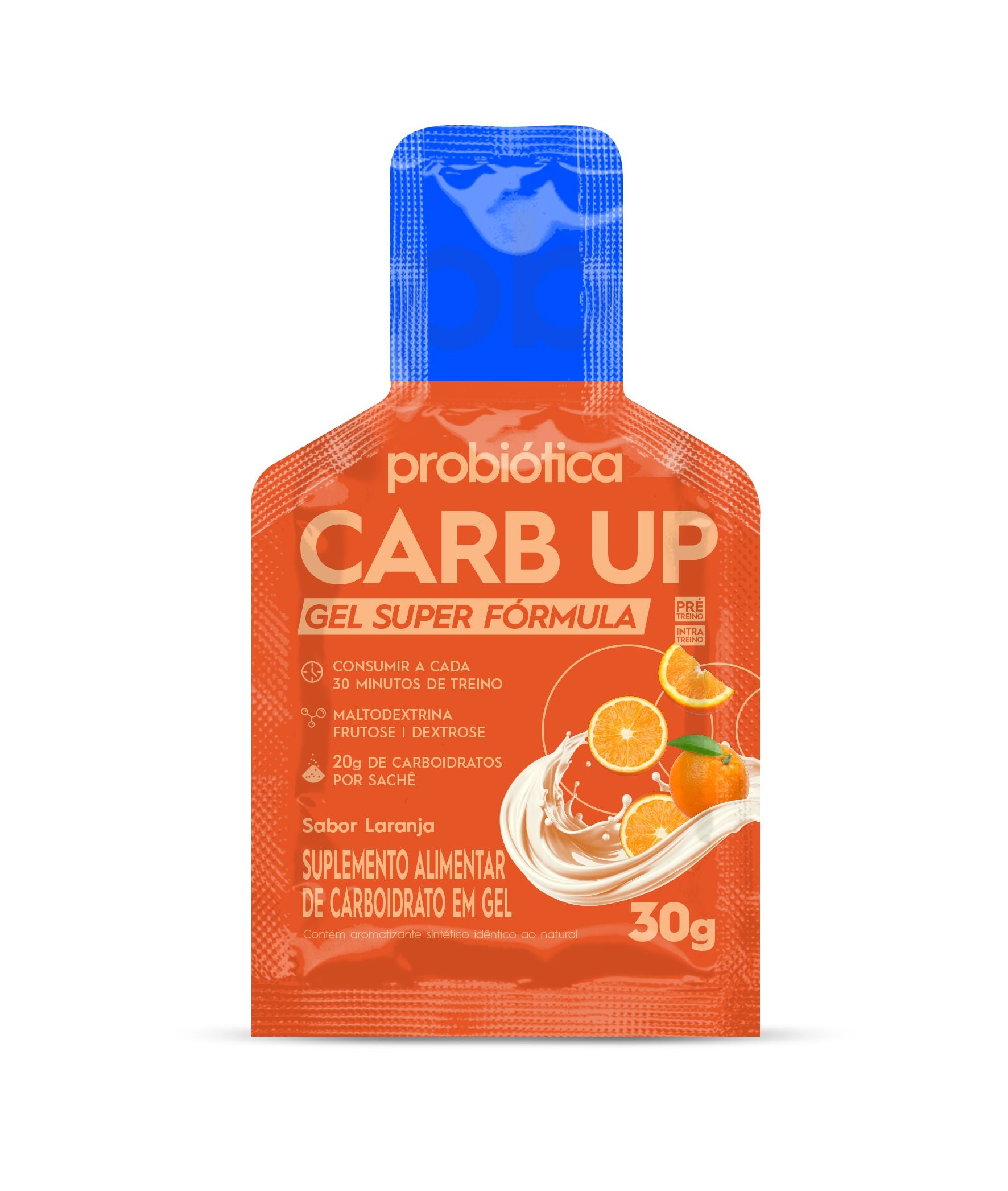 Carb Up Gel Super Fórmula Carb Up Gel Probiótica LARANJA