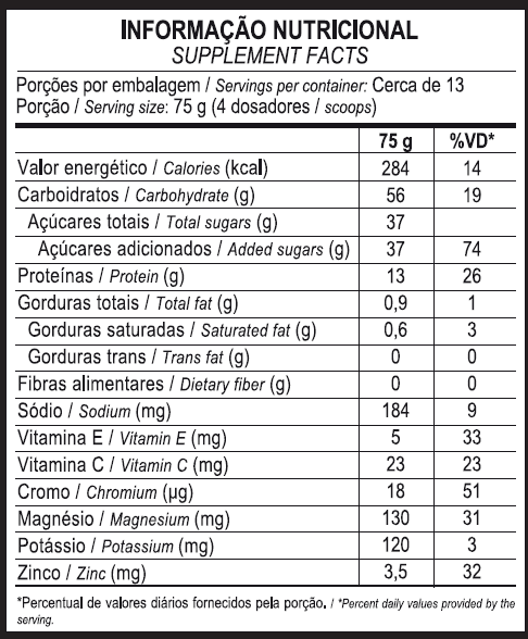 Carb Up Pó 4:1 CARB UP 4.1 Probiótica