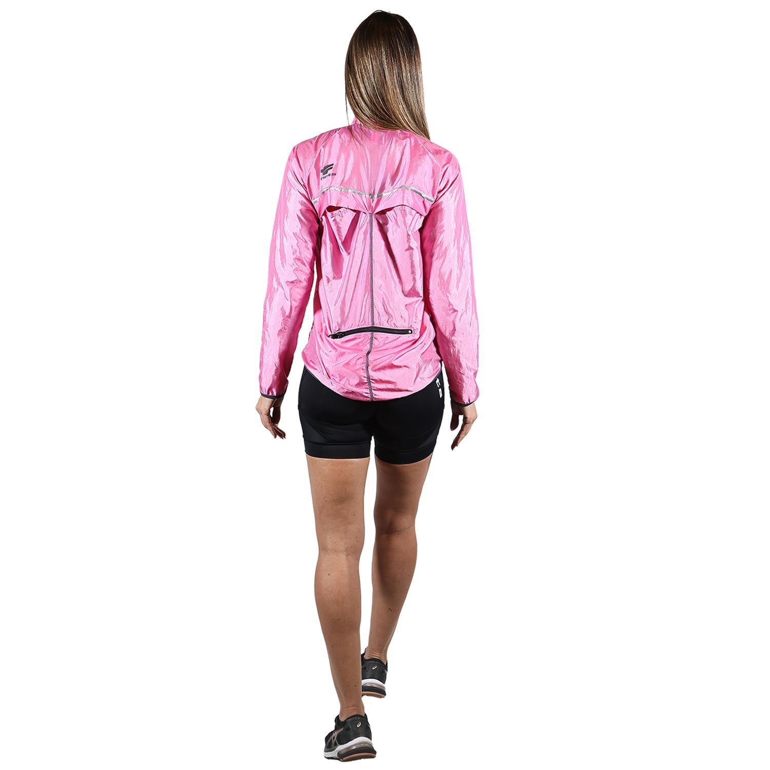 Jaqueta Corta Vento Feminina Rosa Jaqueta Multisport Feminina Parte de Cima FLETS