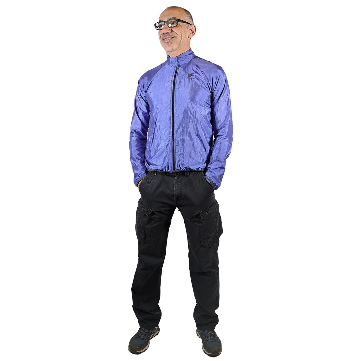 Jaqueta Corta Vento Masculina Azul Jaqueta Multisport Masculina Parte de Cima FLETS