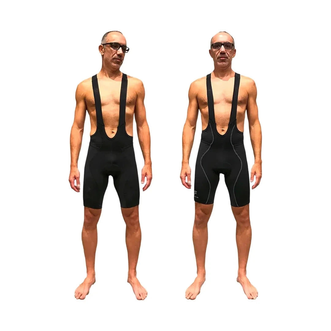 KIT Bretelle CYCLETECH Bretelle Ciclismo Masculino Compressão Corpo Inteiro Fast Bundle