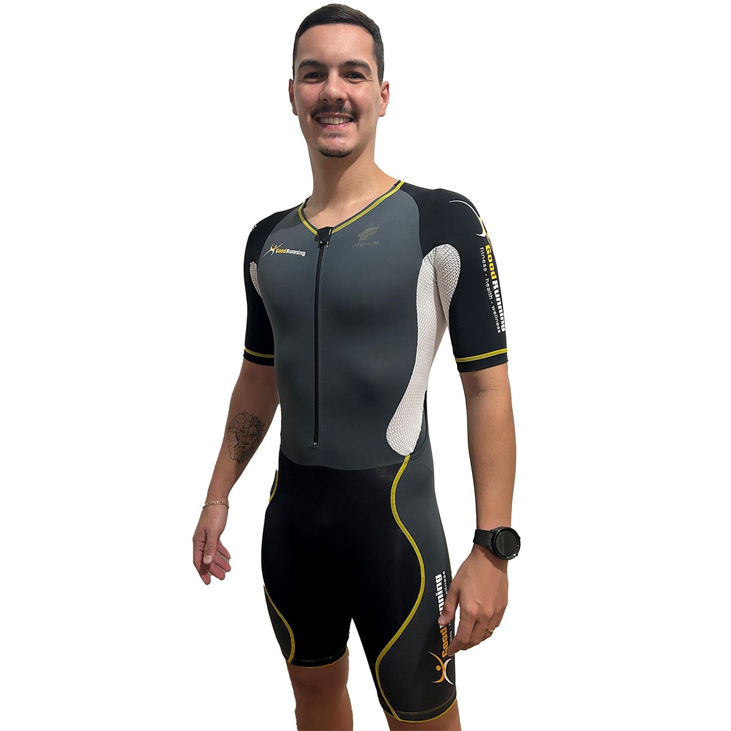 Macaquinho com Manga Triathlon GOOD RUNNING FLETS