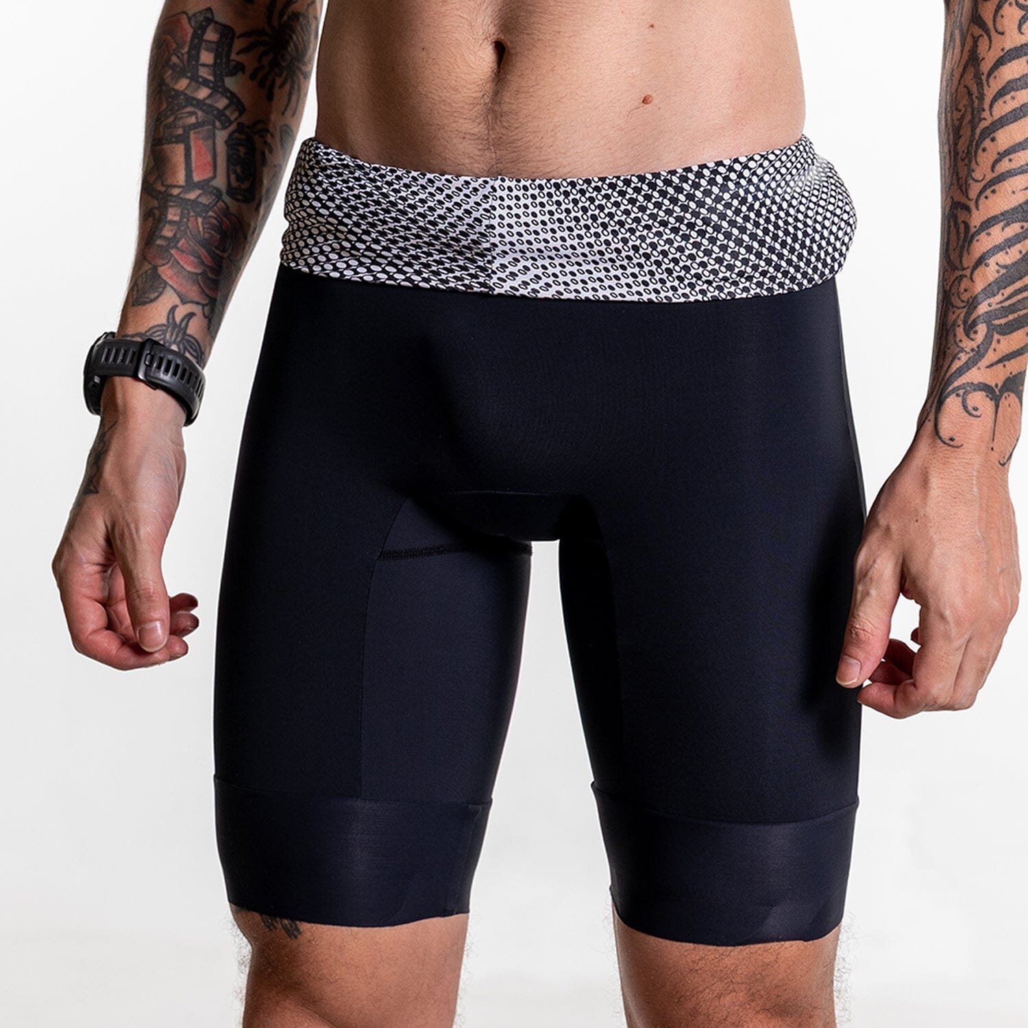 Macaquinho Triathlon com Manga VUKA Masc Estanho Macaquinho Triathlon com manga Masculino Compressão Corpo Inteiro FLETS