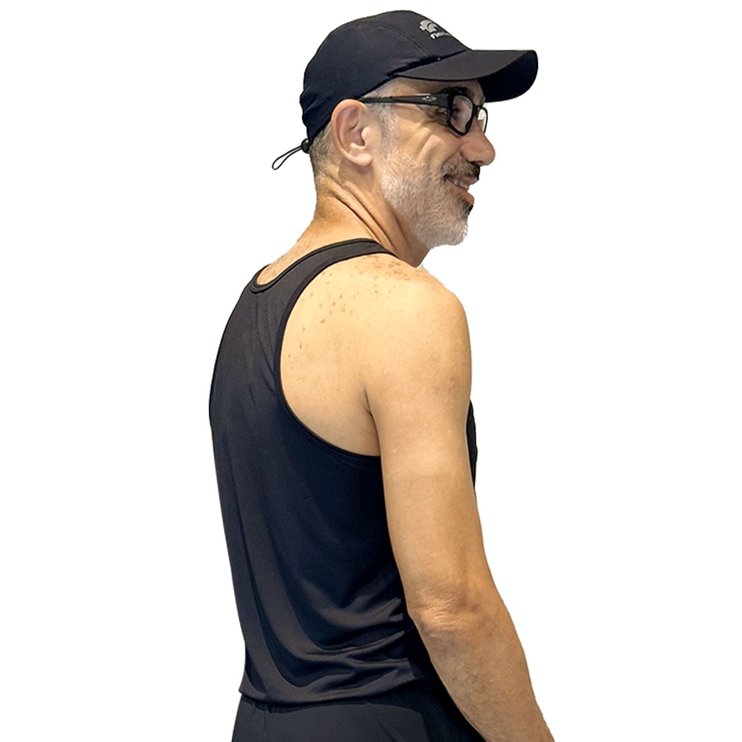 Regata Masculina LOGO | Preta Regata Multisport Masculina FLETS