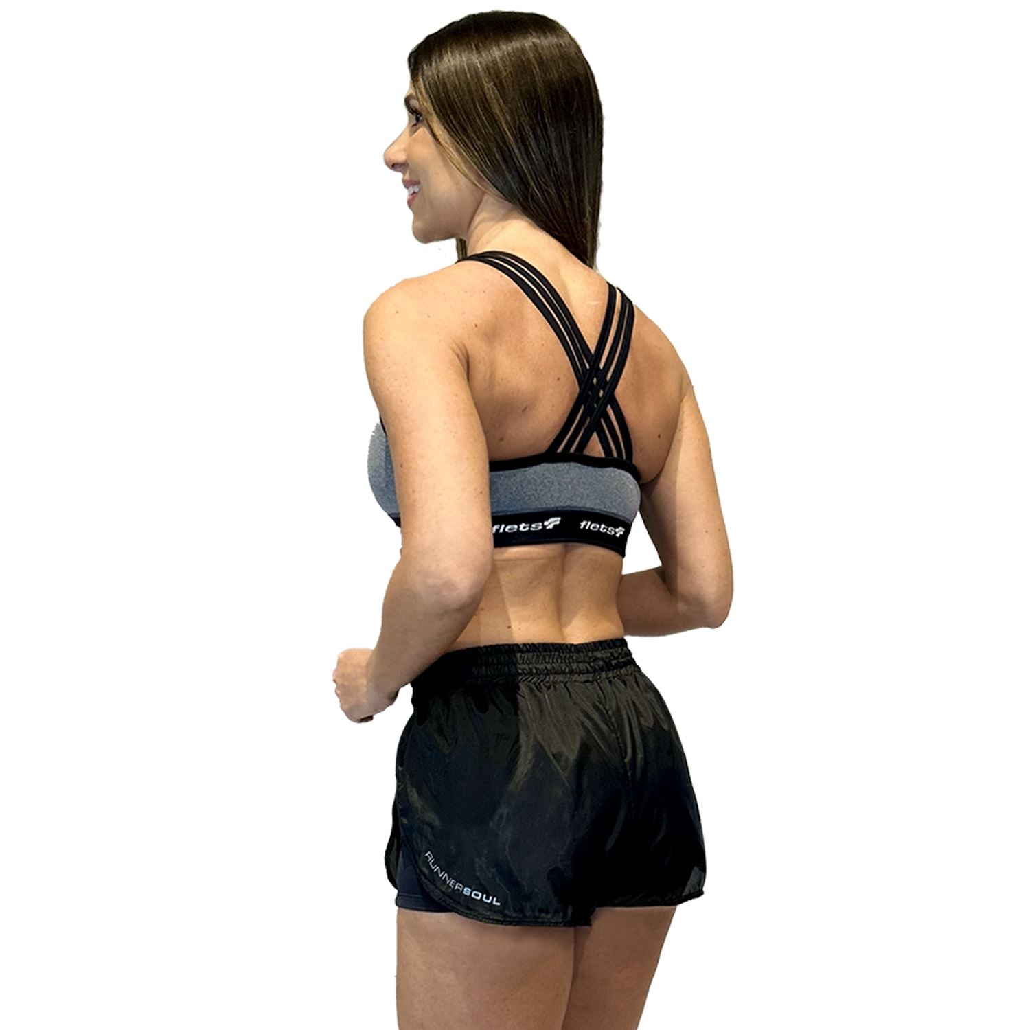 Shorts Feminino FLY | Runner Soul com Bermuda Interna Shorts Crossfit/Run FLETS
