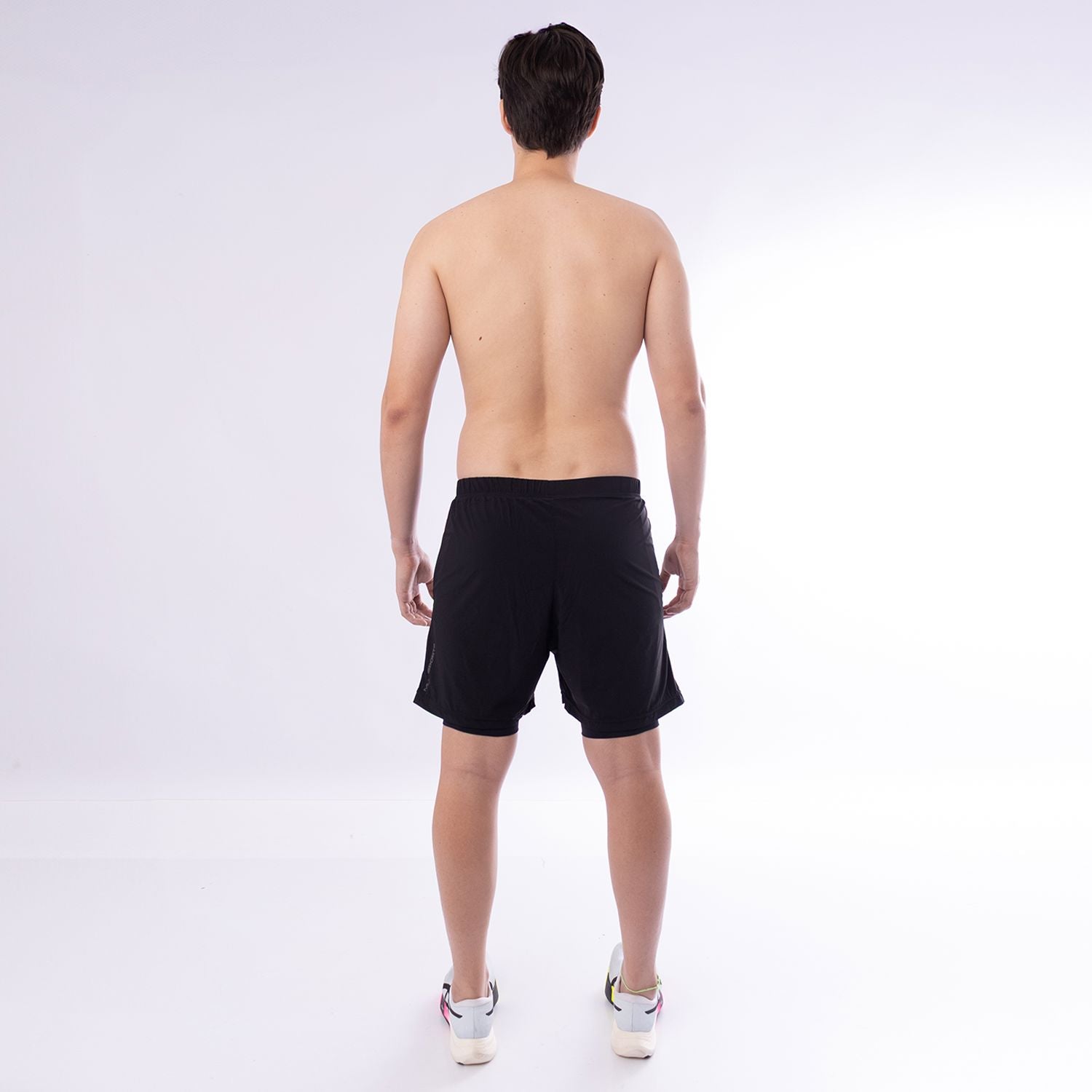 Shorts FLOW c/ Bermuda Interna l Preto Shorts Masculino FLETS