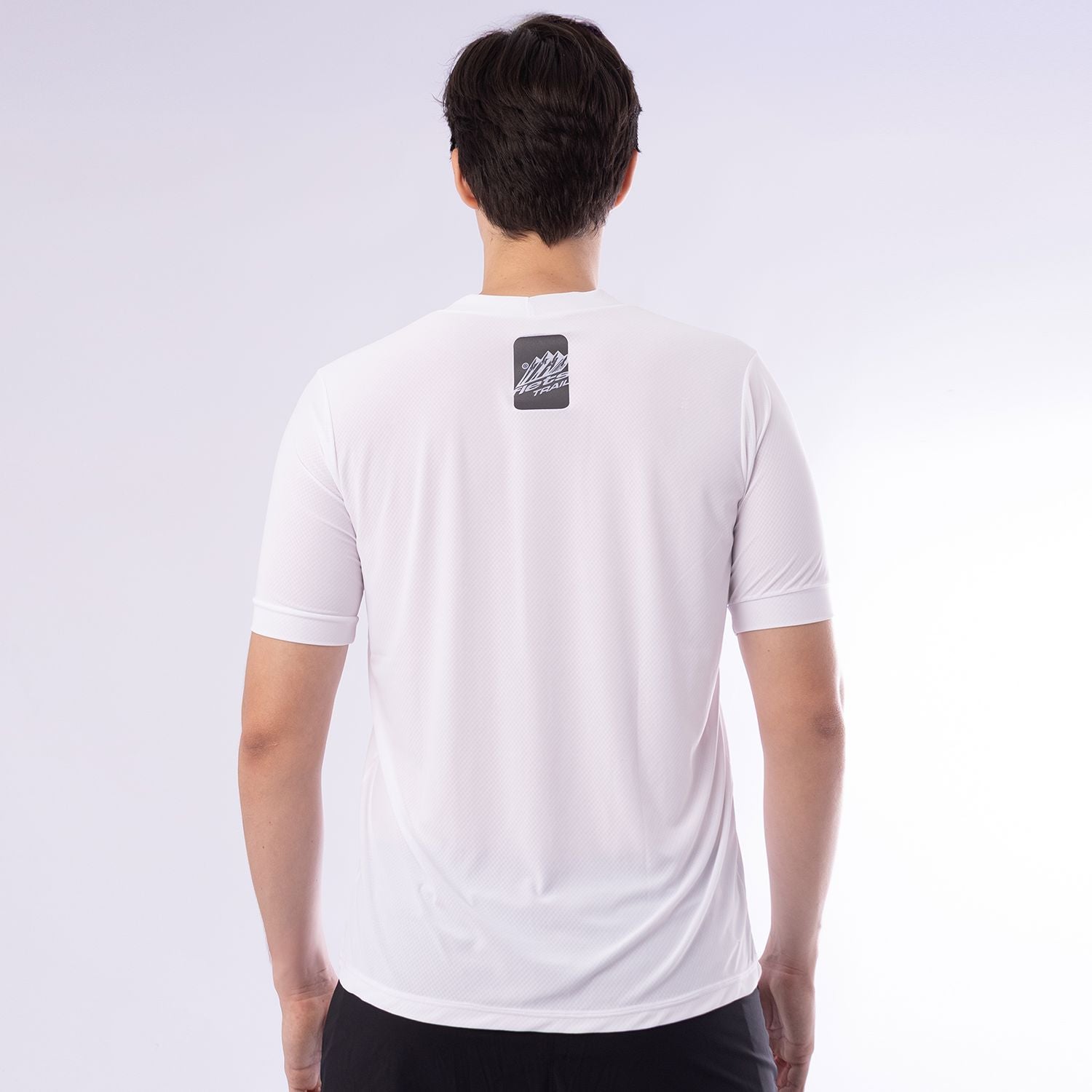 T-shirt Branca Estampa FLETS TRAIL Refletiva Camisa Masculina FLETS