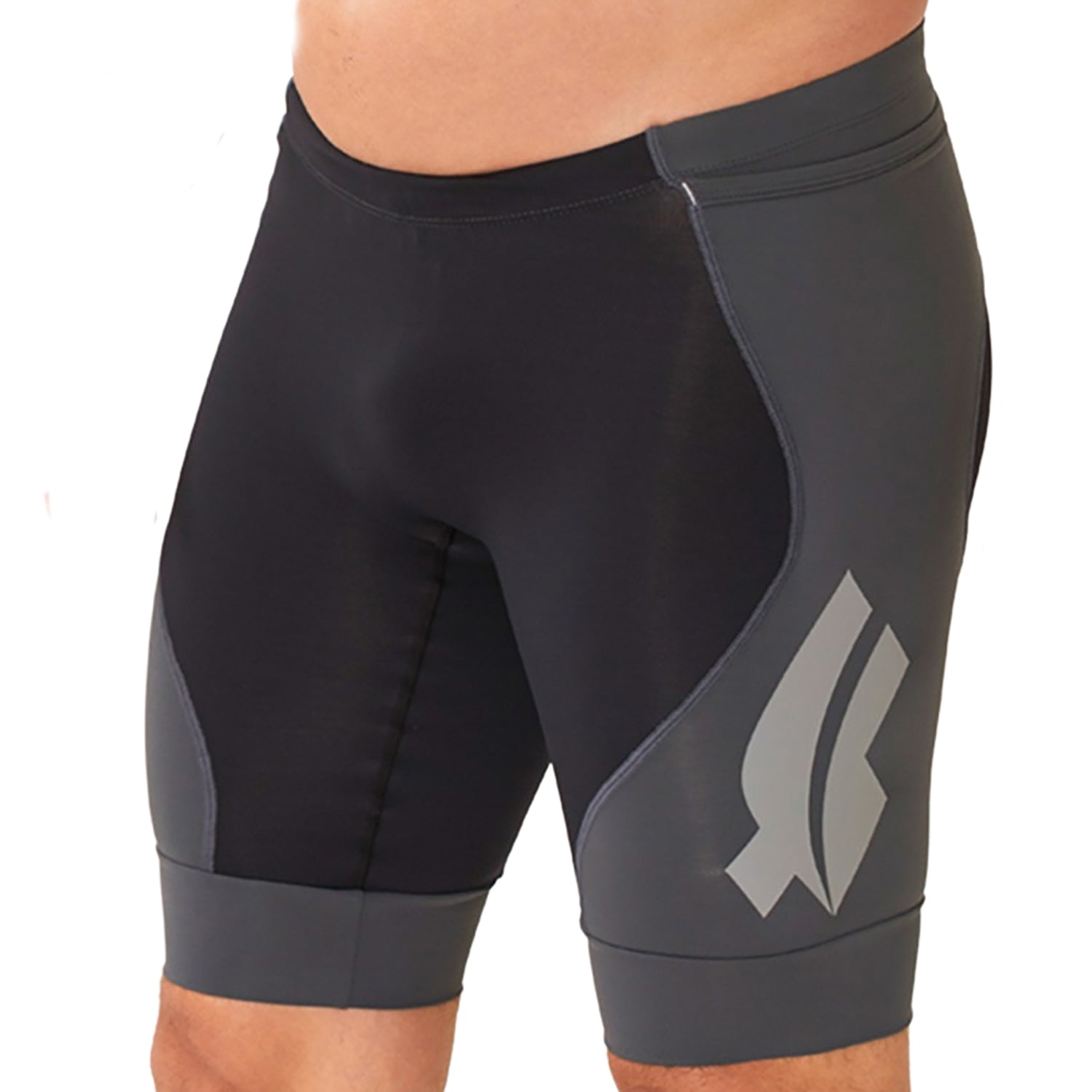 Bermuda Multisport Running - Preta c/ Lateral Estanho l logo F ESTANHO l Masc Bermuda Corrida Masculina Compressão Parte de Baixo Flets