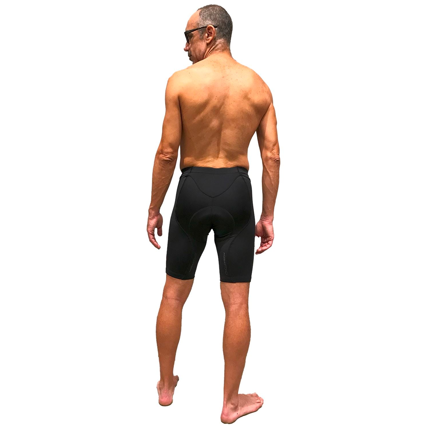 Bermuda NOVA CYCLETECH - ALLBLACK | MASC Bermuda Ciclismo Basic Compressão Masculina Parte de Baixo FLETS