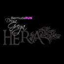 Bermuda Run HERA | Estanho detalhe Salmão Bermuda Corrida Feminina Compressão Parte de Baixo FLETS 