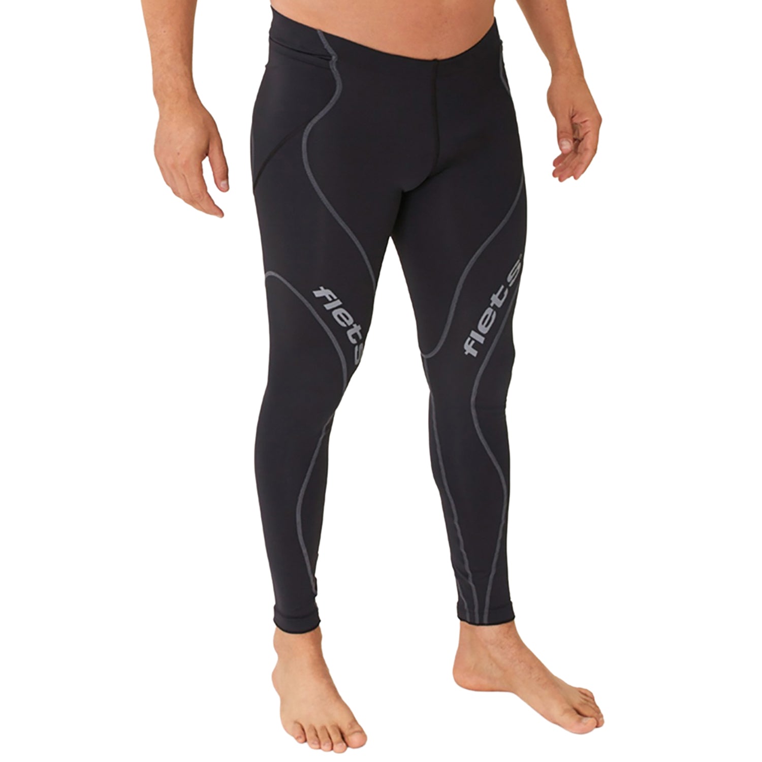 CALÇA MULTISPORT RUN BASIC COMPRESSION MASCULINA Calça Corrida Masculina Compressão Parte de Baixo Flets