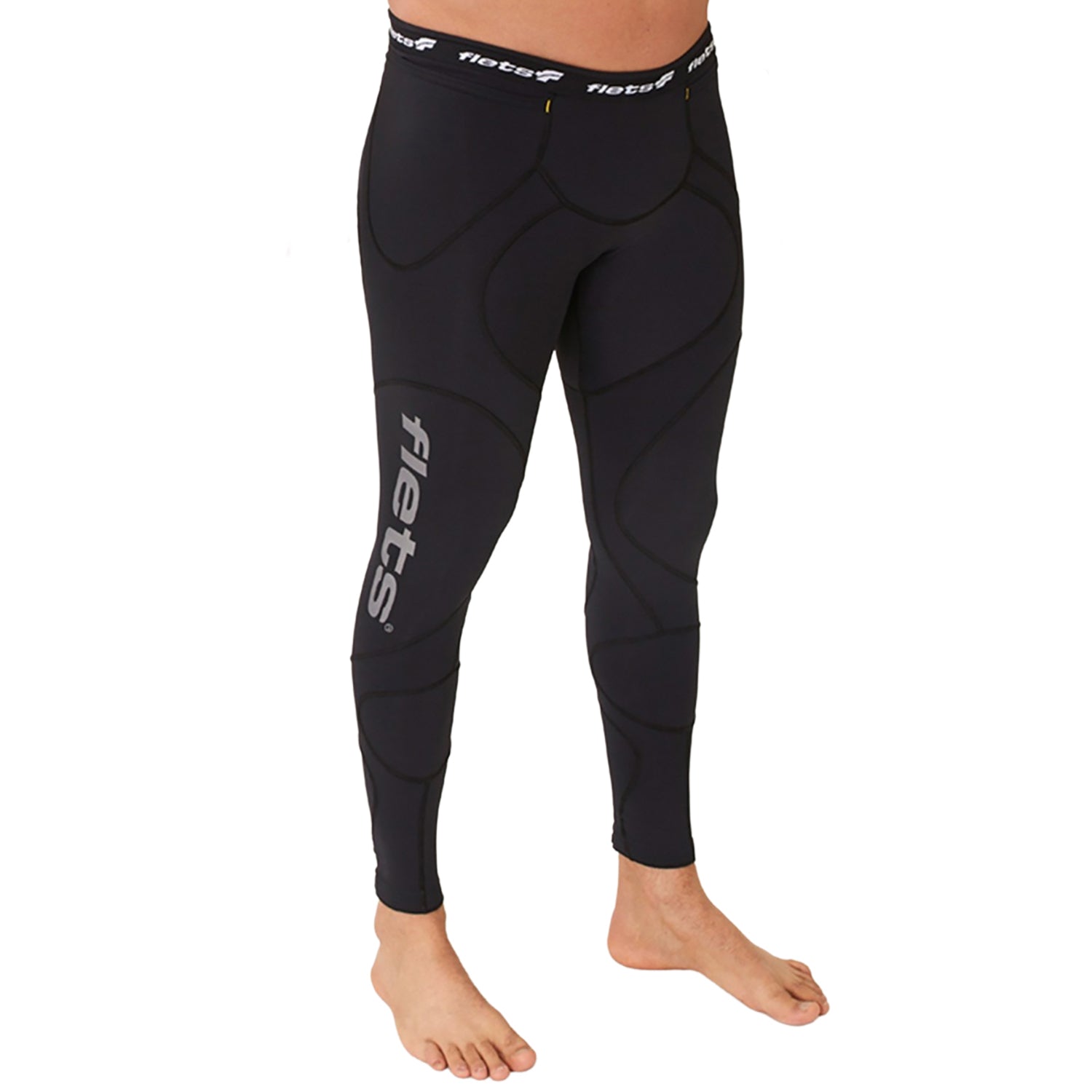 Calça RUN X3X COMPRESSION ULTRA - Preta l Masc Calça Corrida Masculina Compressão Parte de Baixo FLETS