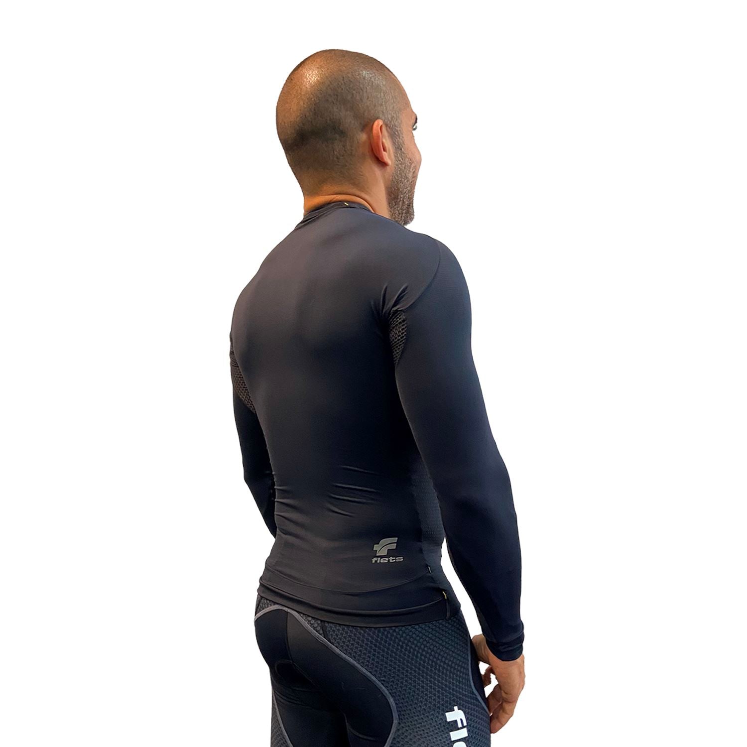 Prolayer Edição Limitada AllBlack Masculina Camisa Prolayer Masculina Parte de Cima FLETS