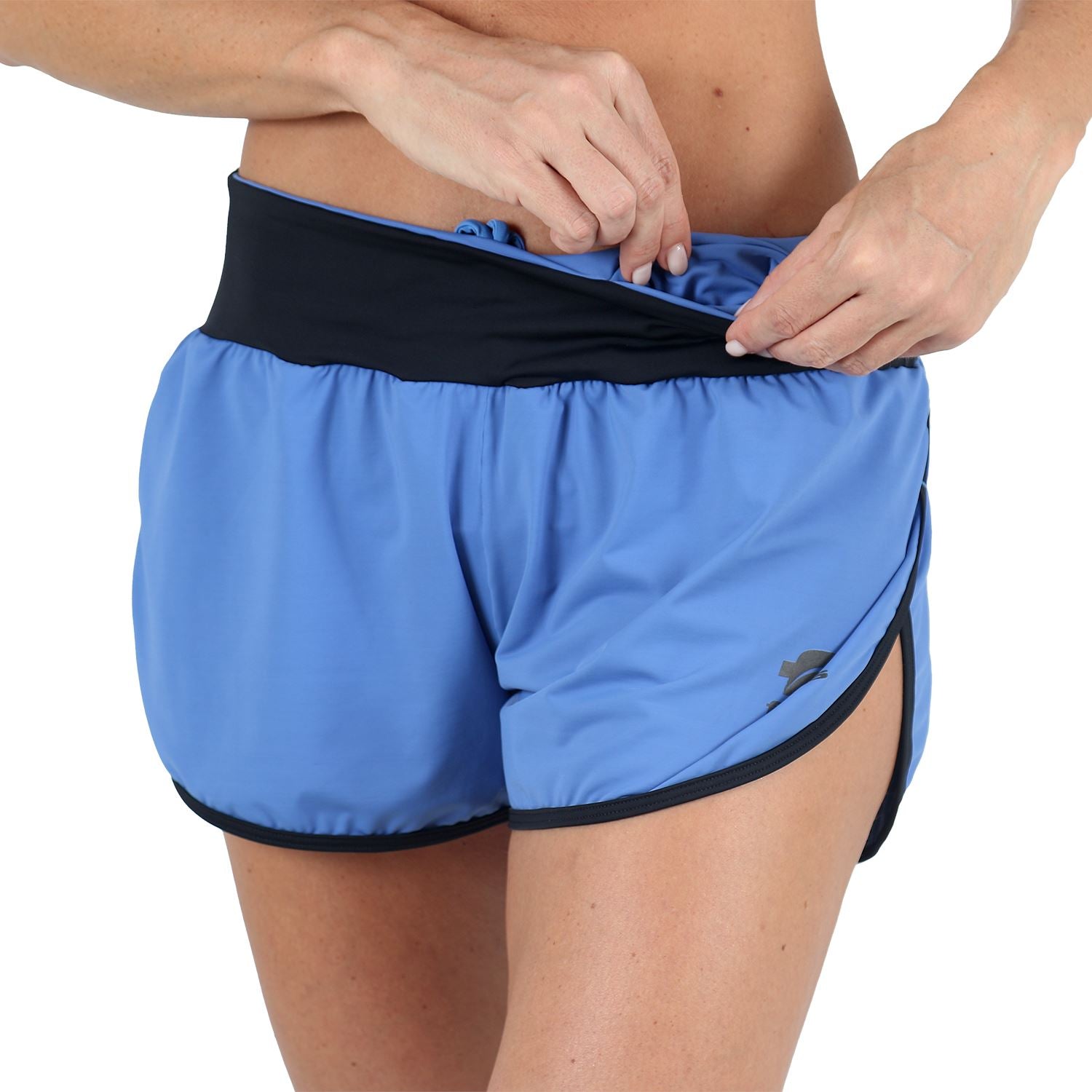 Shorts Run Fem l Azul Shorts Crossfit/Run FLETS