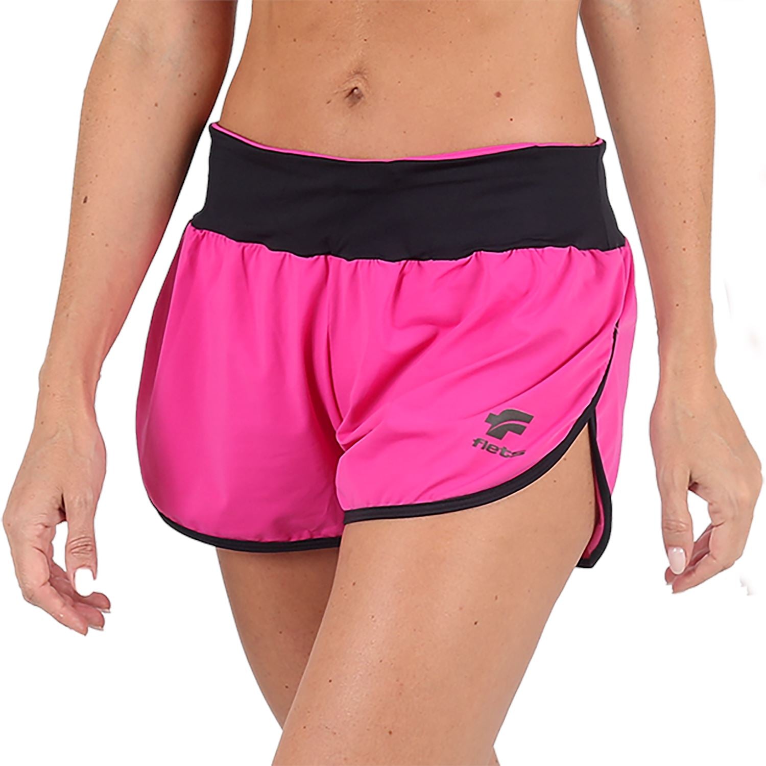 Shorts Run Fem l Rosa Shorts Crossfit/Run FLETS