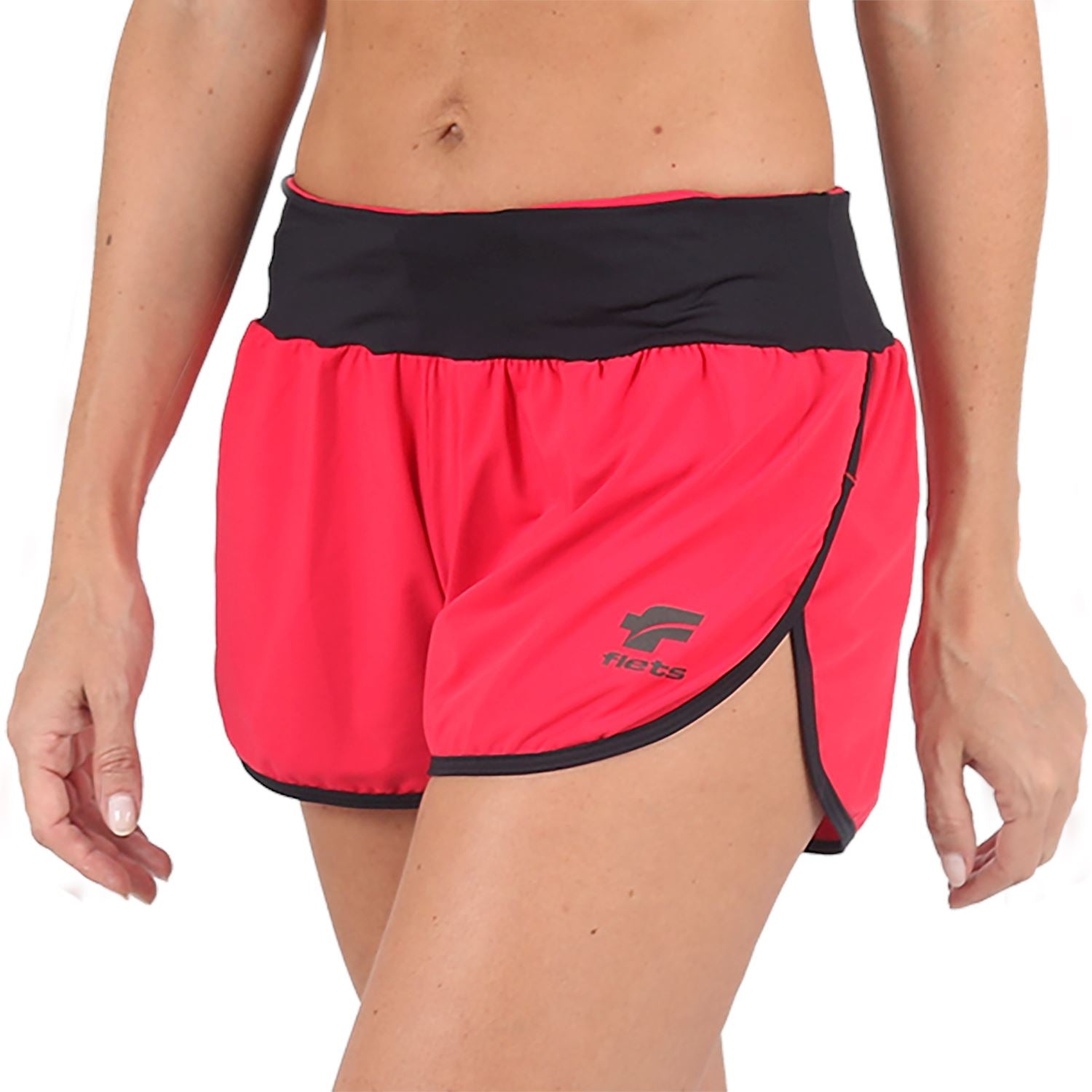 Shorts Run Fem l Vermelho Shorts Crossfit/Run FLETS