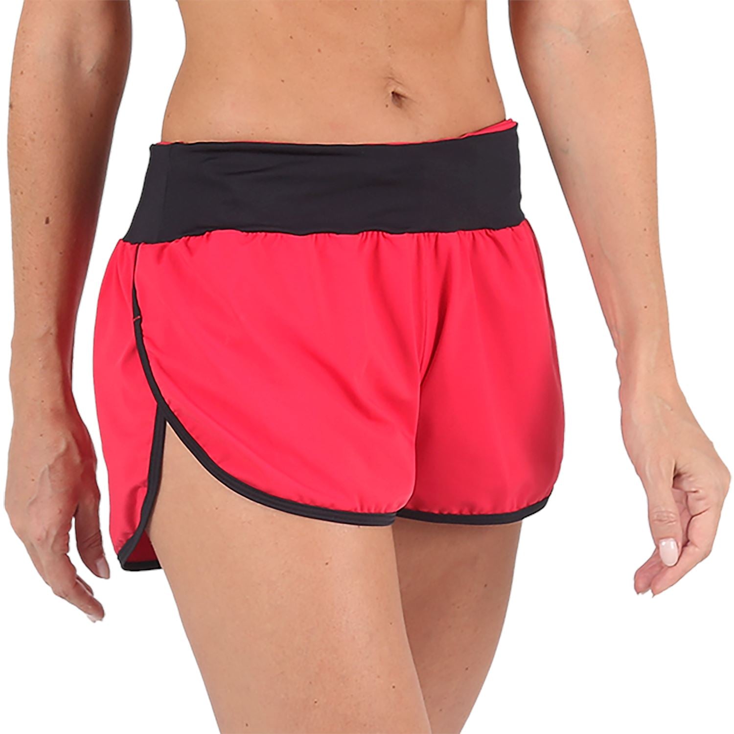 Shorts Run Fem l Vermelho Shorts Crossfit/Run FLETS