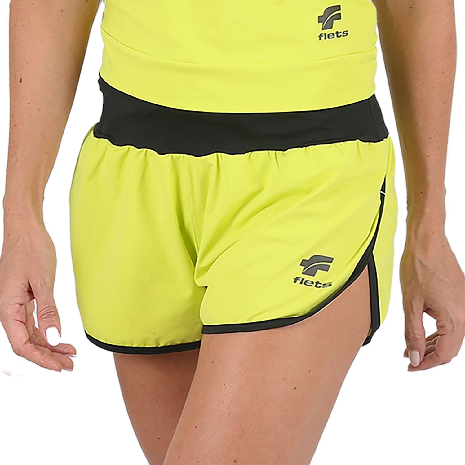 Shorts Run Feminino Verde Shorts Crossfit/Run FLETS