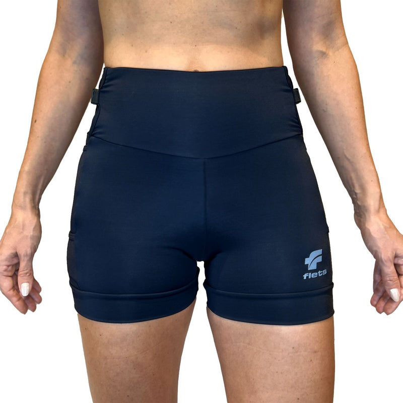 Bermuda 8 Pockets Short l Feminina Bermuda Corrida Feminina Compressão Parte de Baixo FLETS 