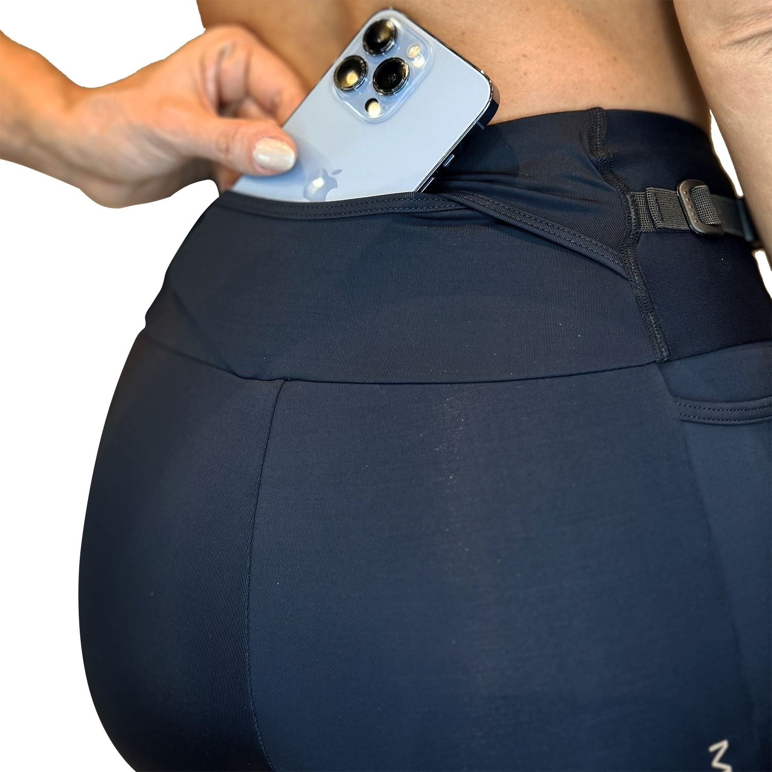 Bermuda 8 Pockets Short l Feminina Bermuda Corrida Feminina Compressão Parte de Baixo FLETS 