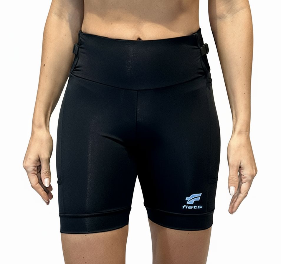 Bermuda Corrida 8 Pockets LONG Feminina Bermuda Corrida Feminina Compressão Parte de Baixo FLETS 