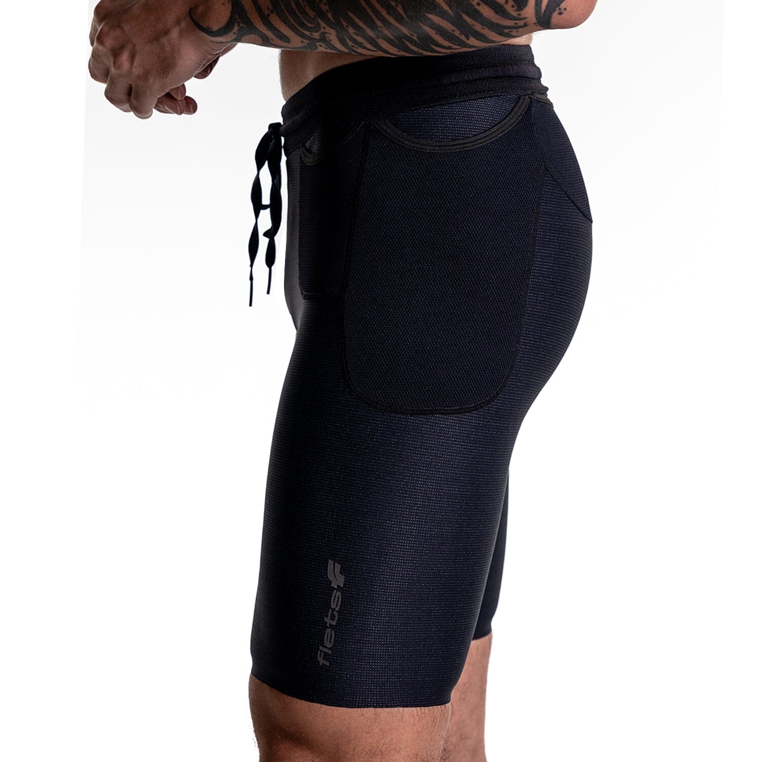 Bermuda Corrida VELOCITY V2 Bermuda Run Masculina Compressão Parte de Baixo FLETS 
