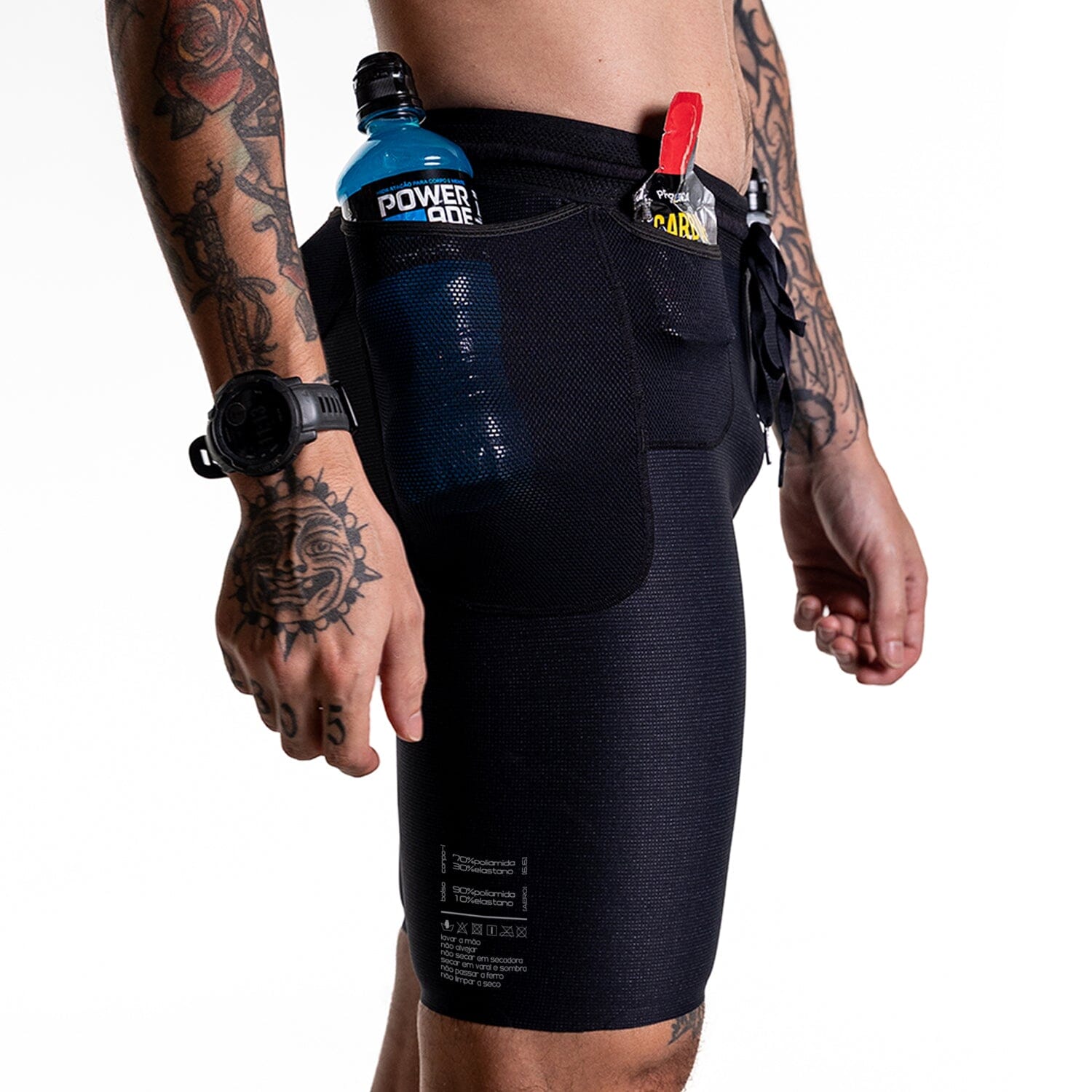 Bermuda Corrida VELOCITY V2 Bermuda Run Masculina Compressão Parte de Baixo FLETS 