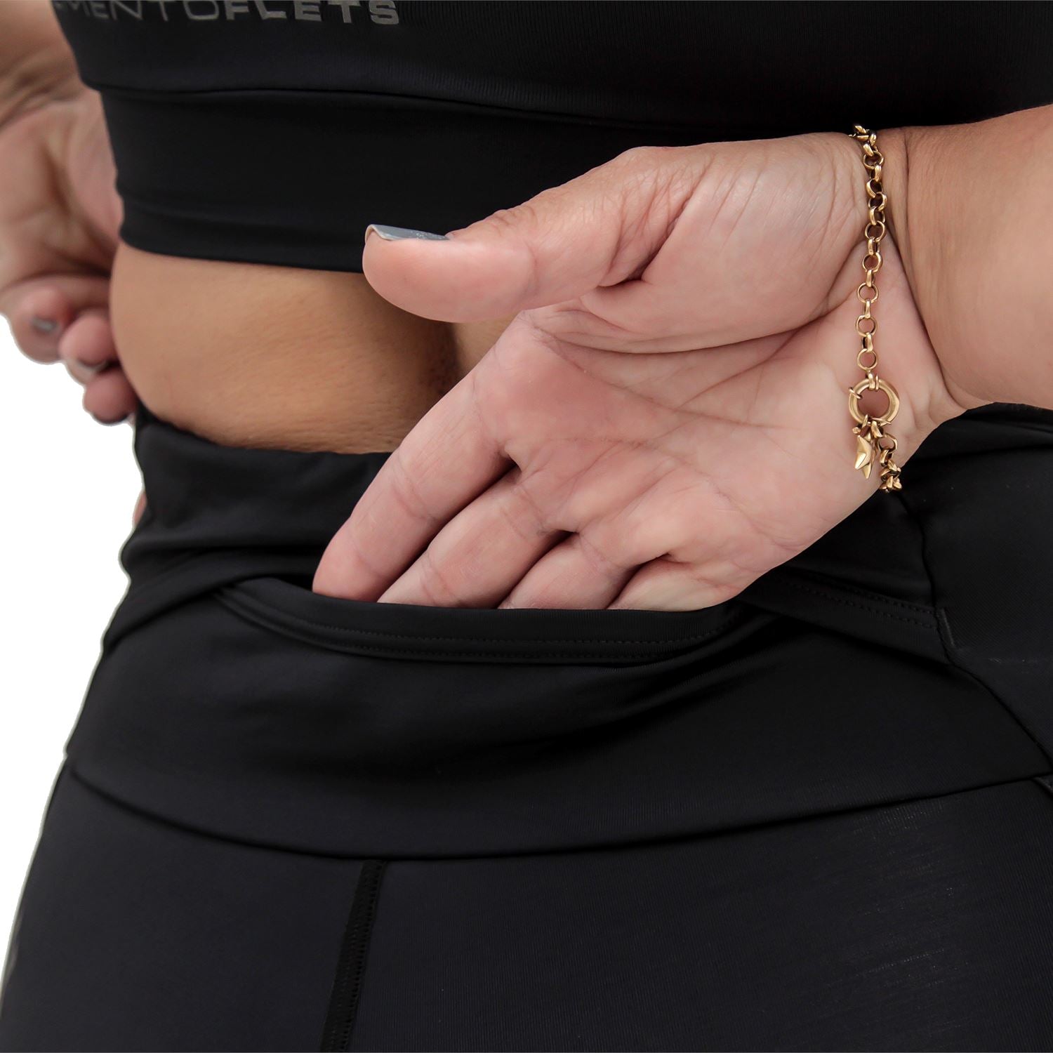 Bermuda Run NIX l ALLBLACK Bermuda Corrida Feminina Compressão Parte de Baixo FLETS 