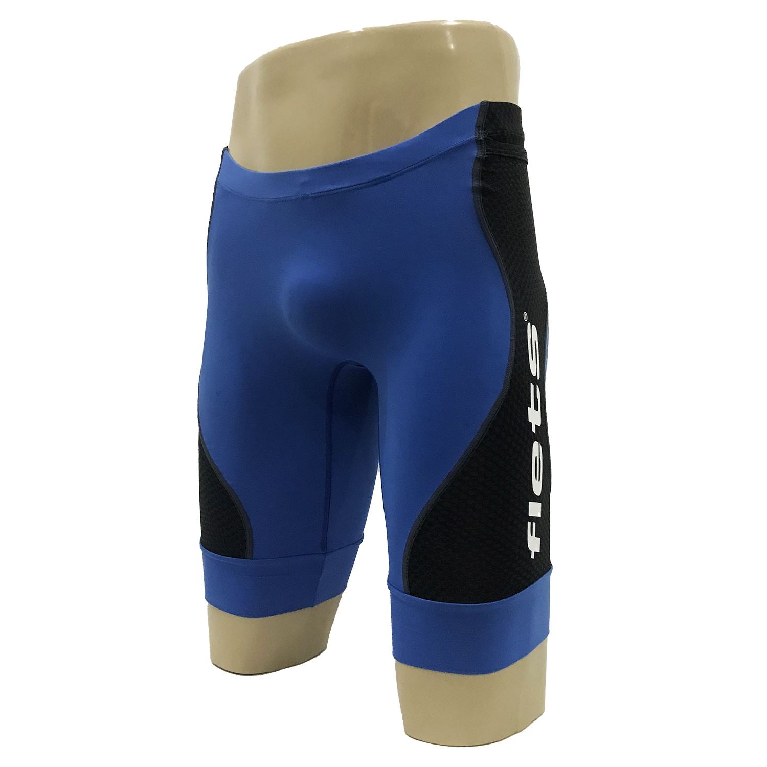 Bermuda Zeus Runner Soul Azul c/ FFE Masculina Bermuda Corrida Masculina Compressão Parte de Baixo FLETS 