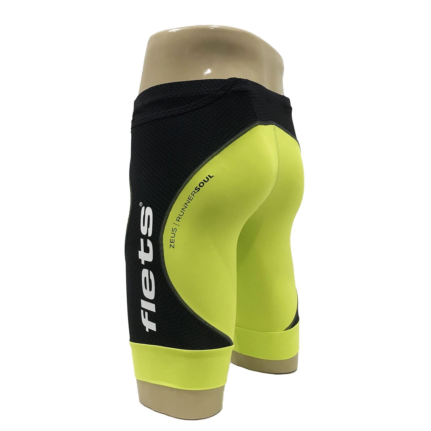 Bermuda Zeus Runner Soul Verde c/ FFE Masculina Bermuda Corrida Masculina Compressão Parte de Baixo FLETS 