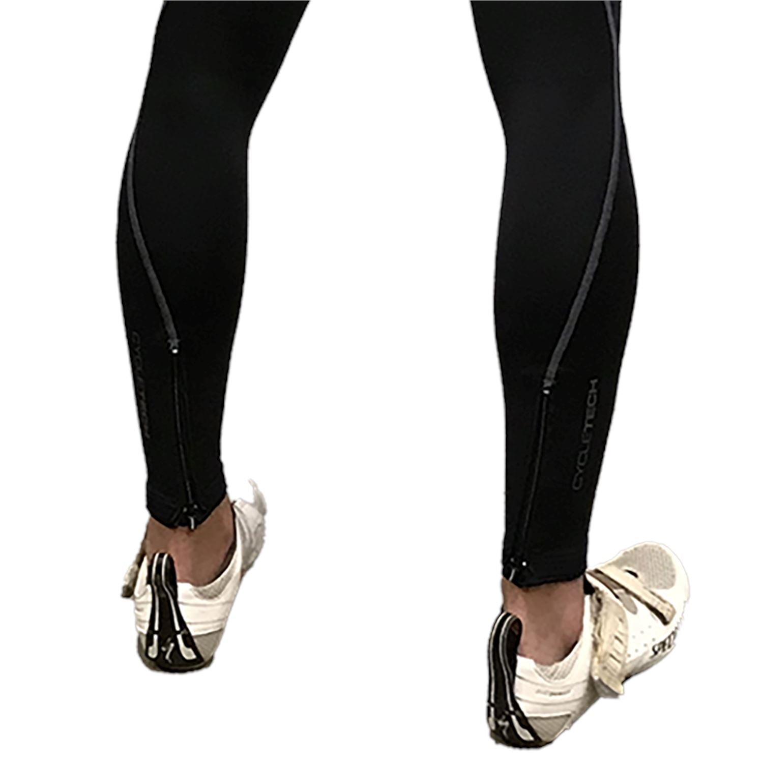 Calça Bretelle NOVA CYCLETECH - Preto c/ ESTANHO l Masc Calça Bretelle Ciclismo Masculina Compressão Corpo Inteiro FLETS 