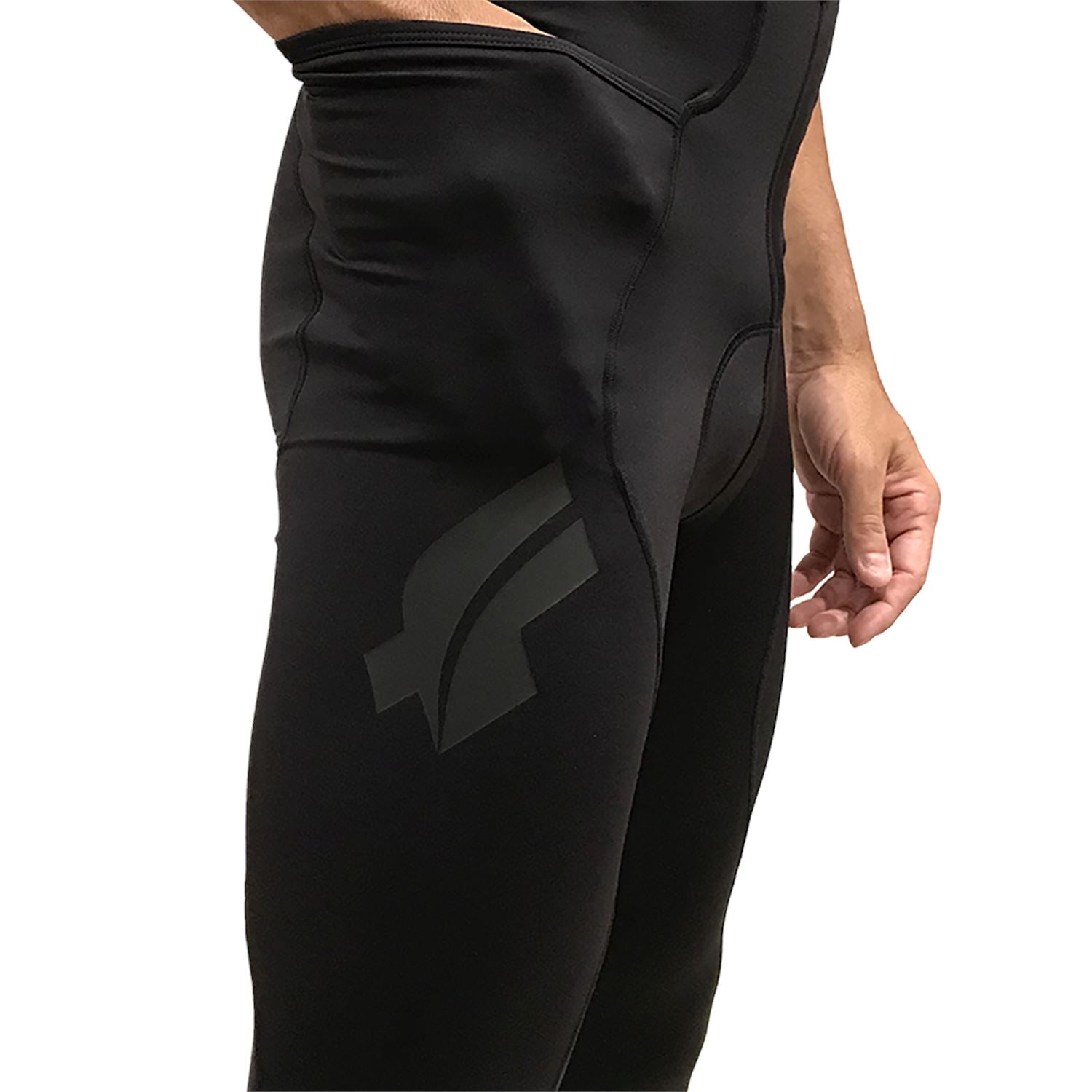 Calça NOVA CYCLETECH - ALL BLACK I Masc Calça Ciclismo Masculina Compressão Parte de Baixo FLETS 
