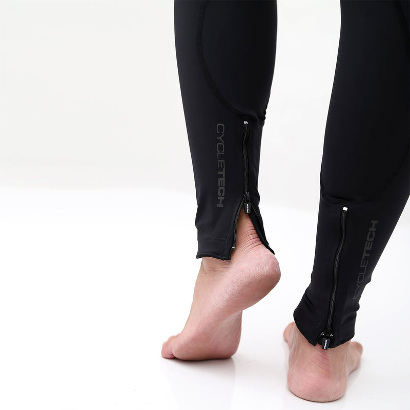 Calça NOVA CYCLETECH AllBlack | Feminina Calça Ciclismo Feminina Compressão Parte de Baixo FLETS 