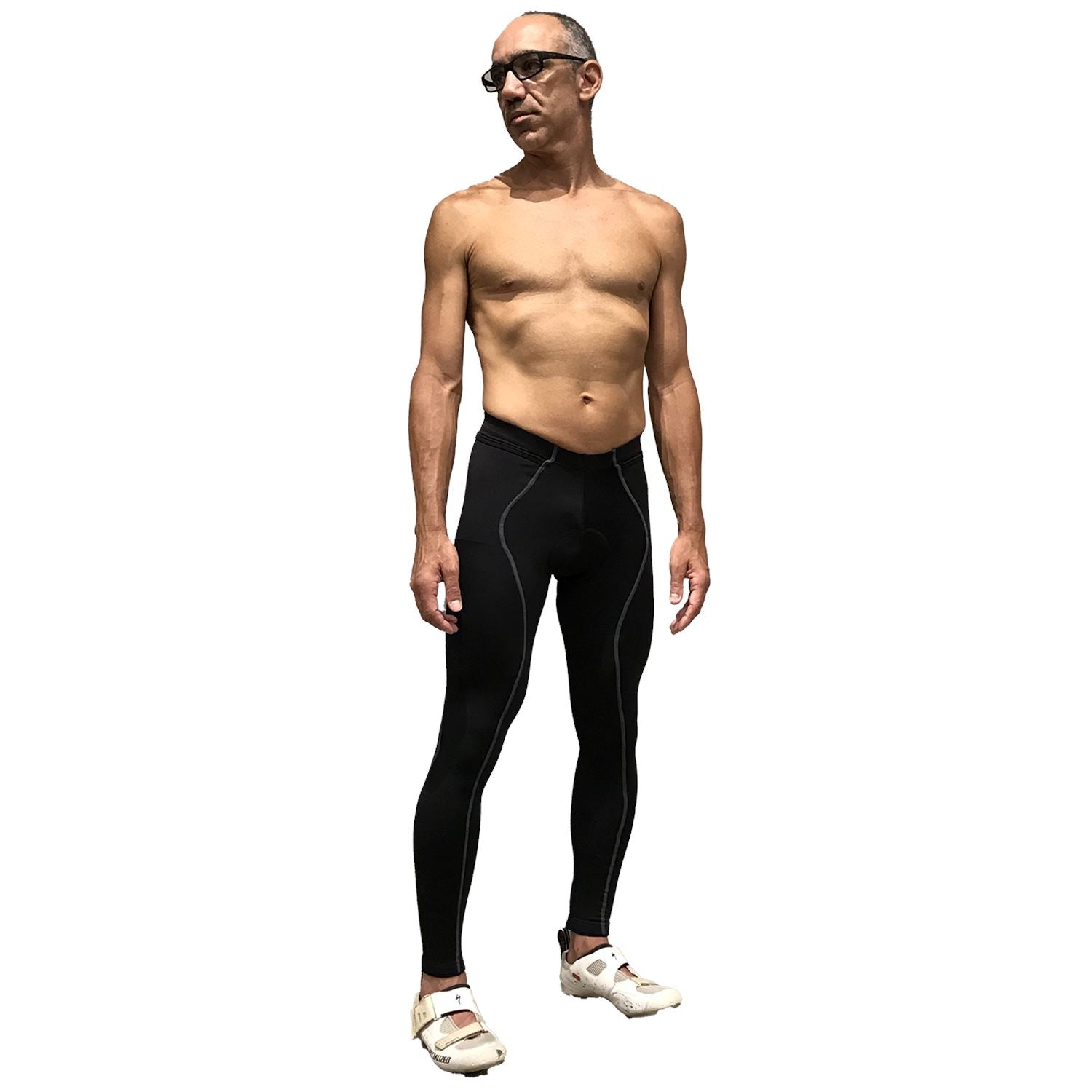 Calça NOVA CYCLETECH - Preto c/ ESTANHO l Masc Calça Ciclismo Masculina Compressão Parte de Baixo FLETS 