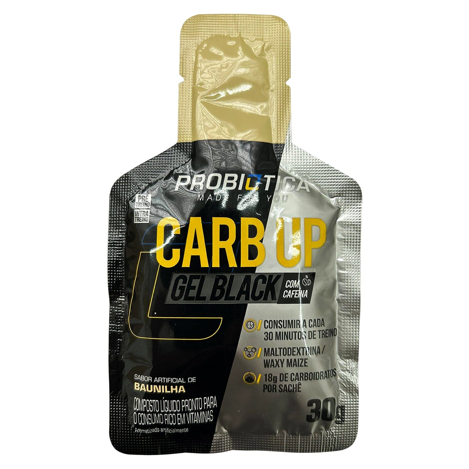 Carb Up Gel Black Carb Up Gel Probiótica BAUNILHA 
