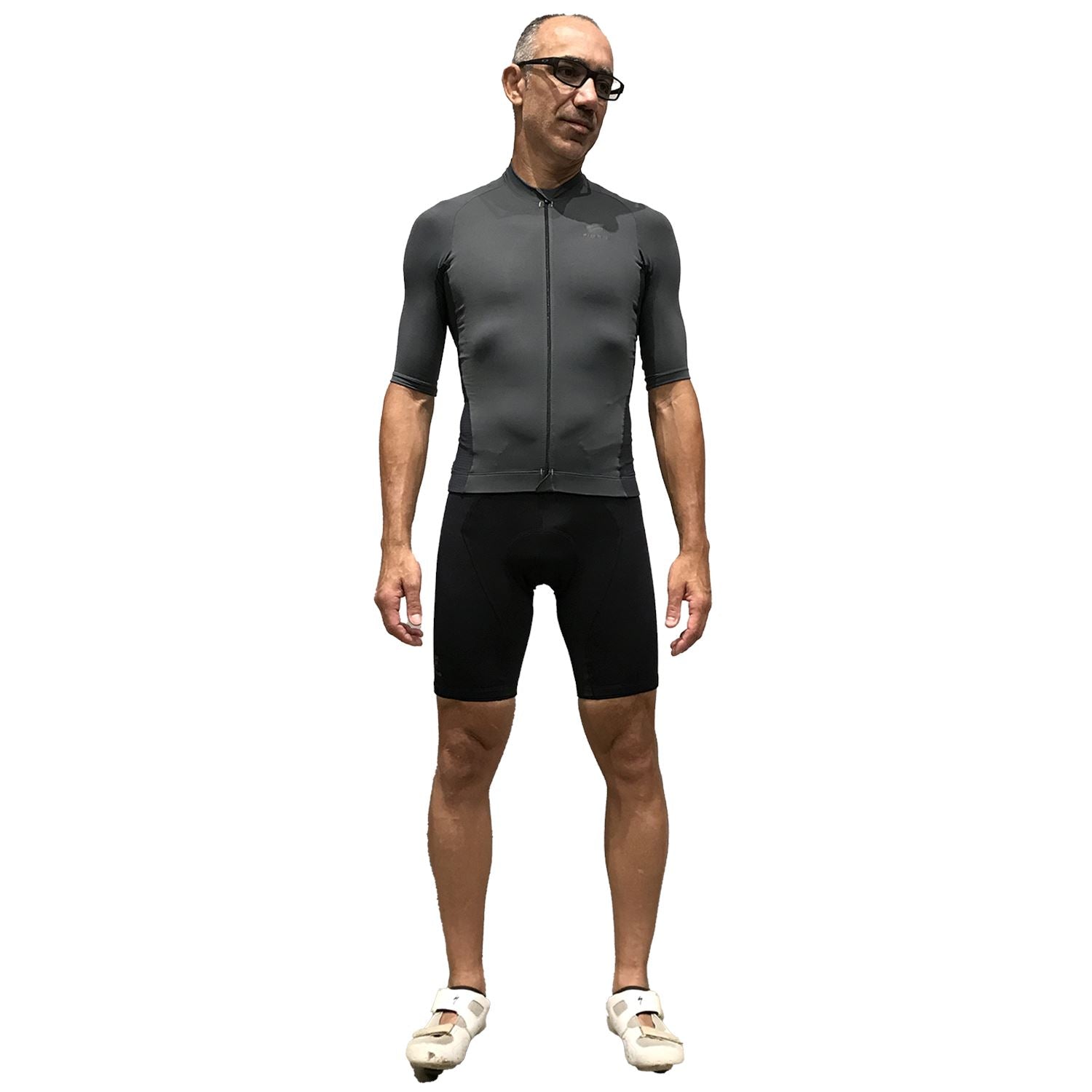 Jersey Manga Curta NOVA CYCLETECH | Estanho Camisa Ciclismo Masculina Parte de Cima FLETS 