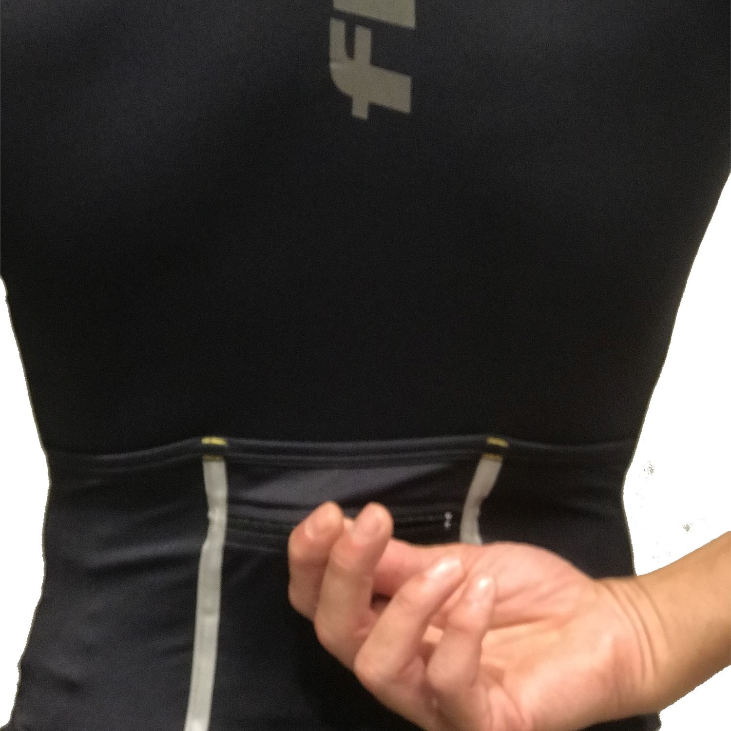 Jersey Manga Curta NOVA CYCLETECH | Preto Camisa Ciclismo Masculina Parte de Cima FLETS 