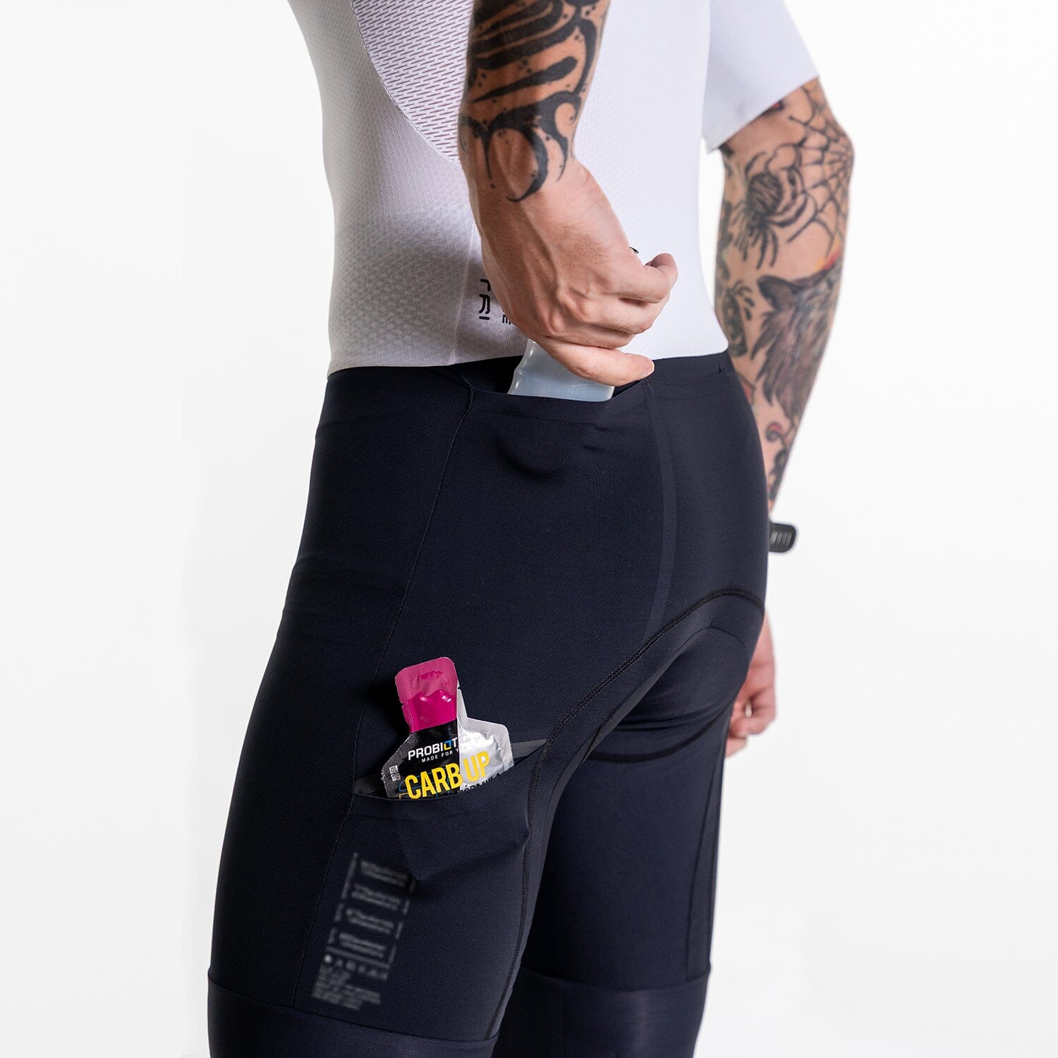 Macaquinho Triathlon com Manga VUKA Masc Branco Macaquinho Triathlon com manga Masculino Compressão Corpo Inteiro FLETS 